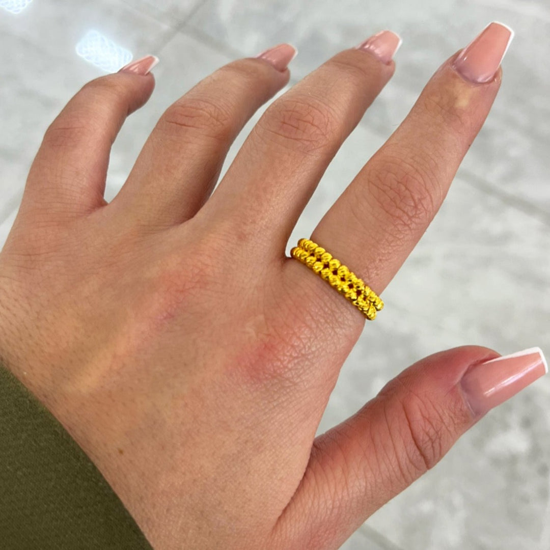 Dorika Twist Goldring