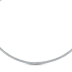 Diamant Tennis Halskette 5.10 ct