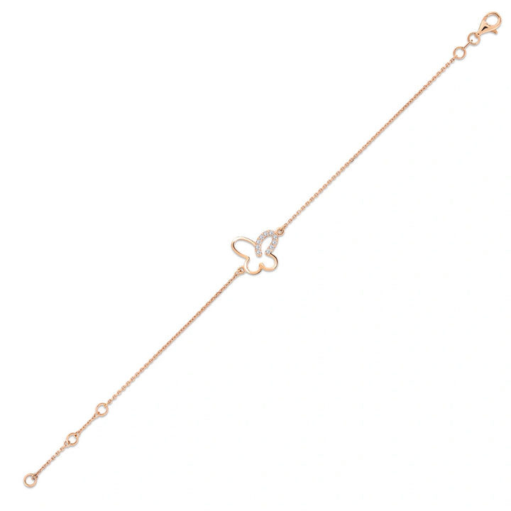 Schmetterling Diamant Armband 0.07 ct