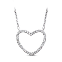 Herz Diamant Halskette 0.14 ct
