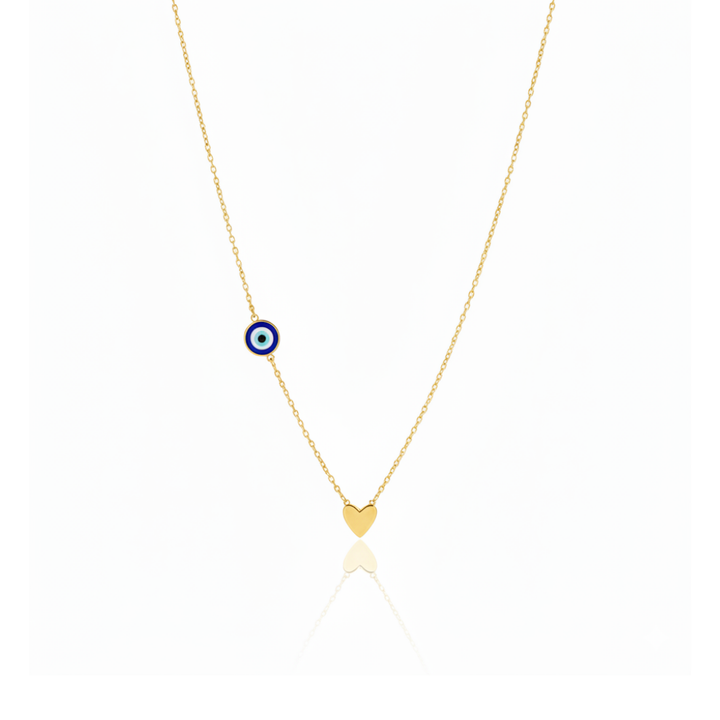 GLÜCKSHERZ GOLDKETTE