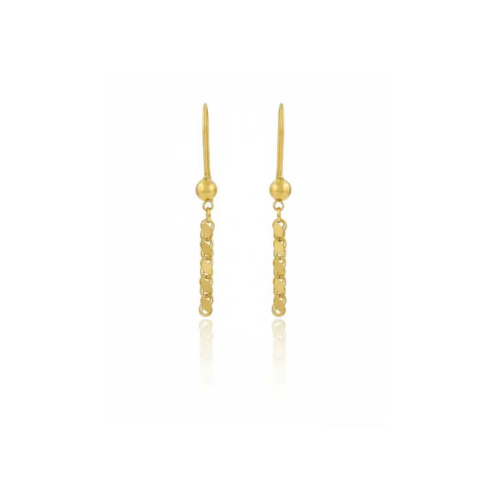 Pul Halat Goldohrringe