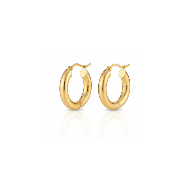 Filigrane Goldohrringe