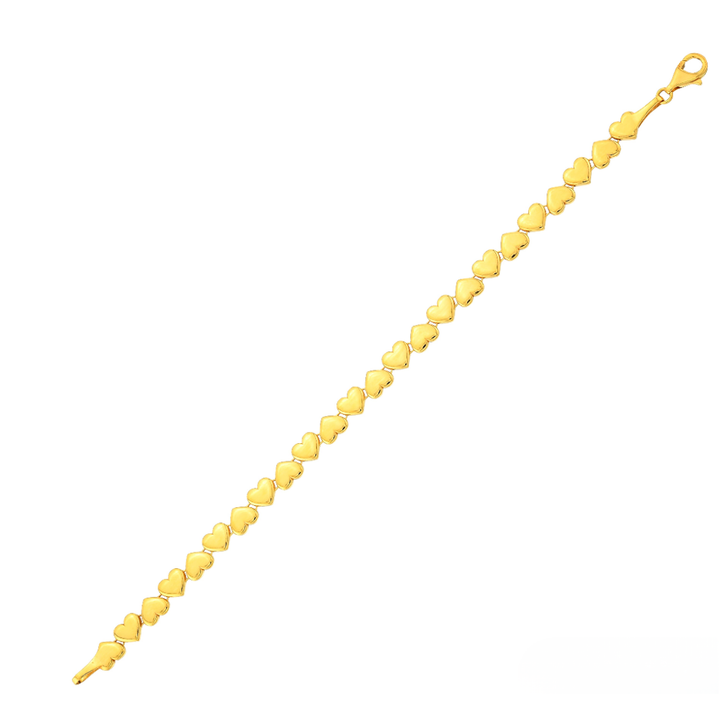 HERZMOTIV GOLDARMBAND