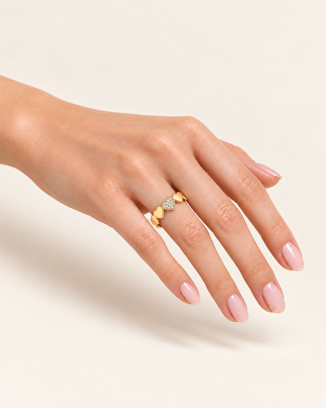 ZIRCONIA HEART RING
