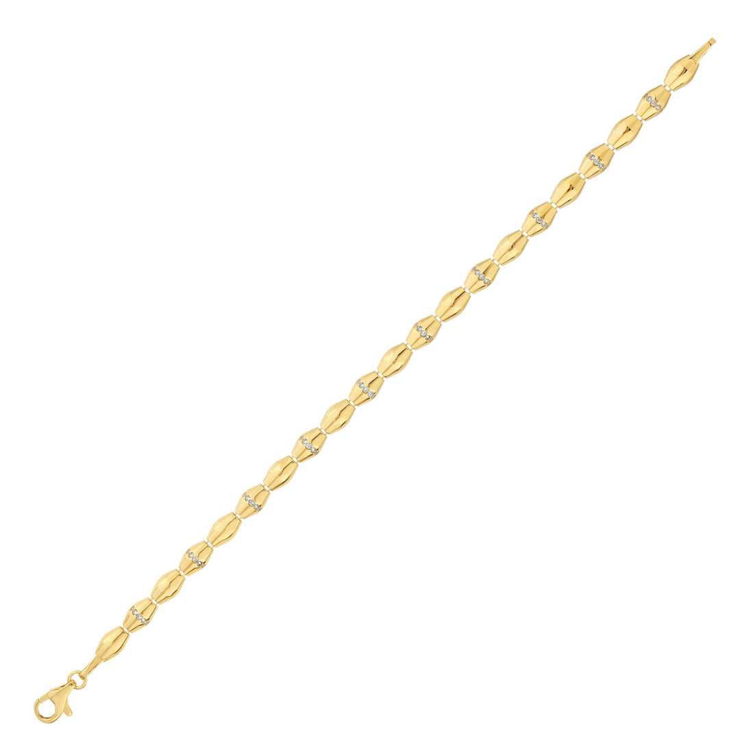 OLIVEN ZIRKONIA GOLDARMBAND