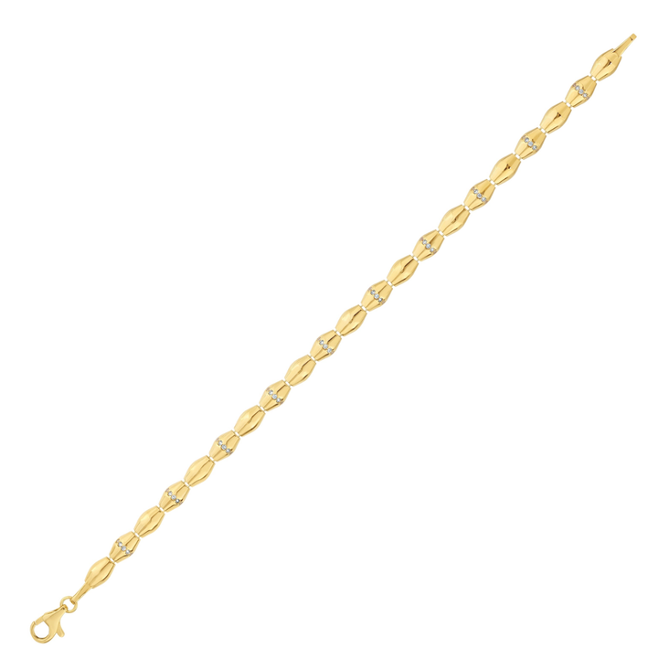 OLIVEN ZIRKONIA GOLDARMBAND