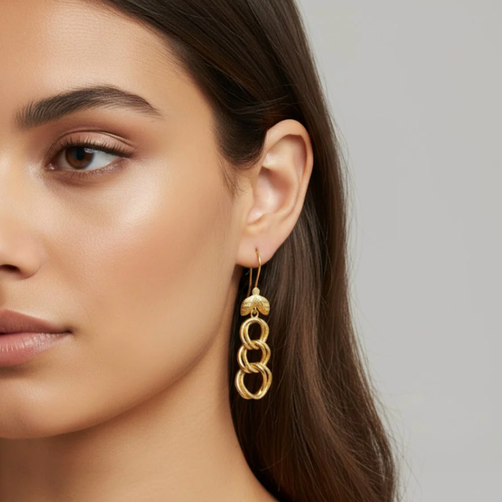 Samanyolu Goldohrringe