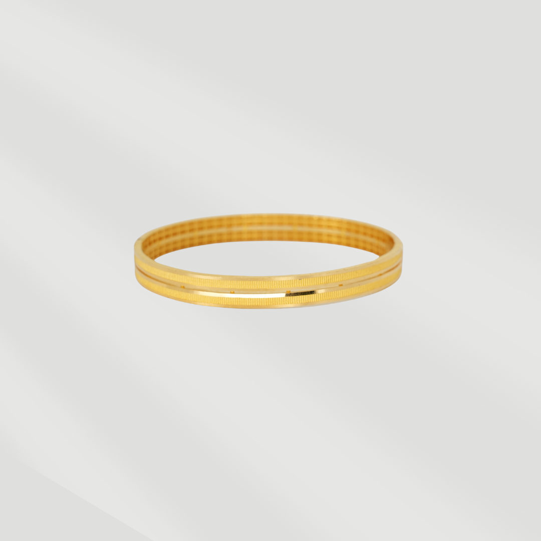 Doppel Ajda Mattgold Armreif