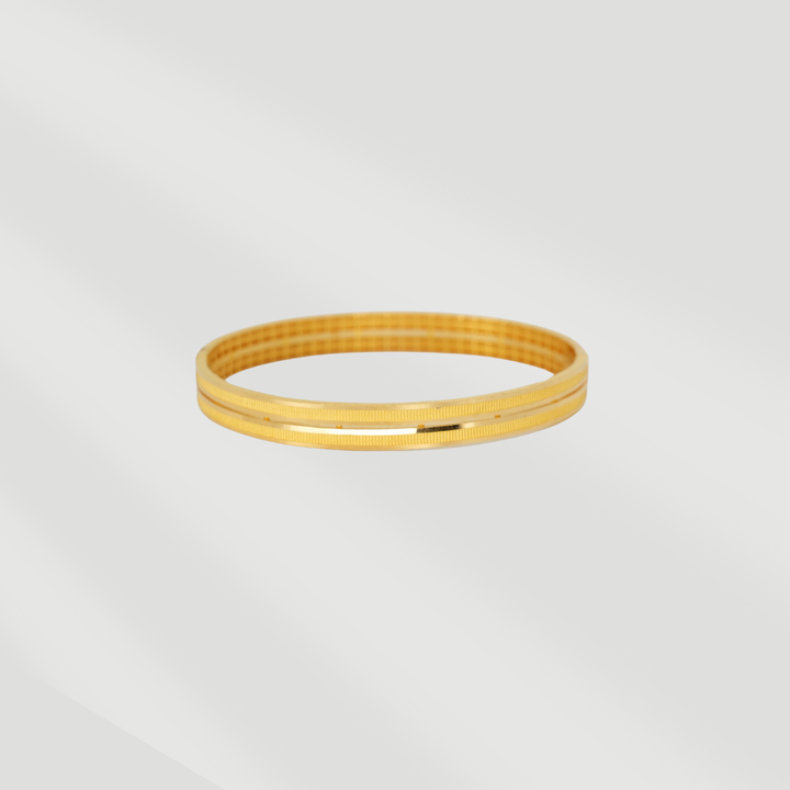 Doppel Ajda Mattgold Armreif