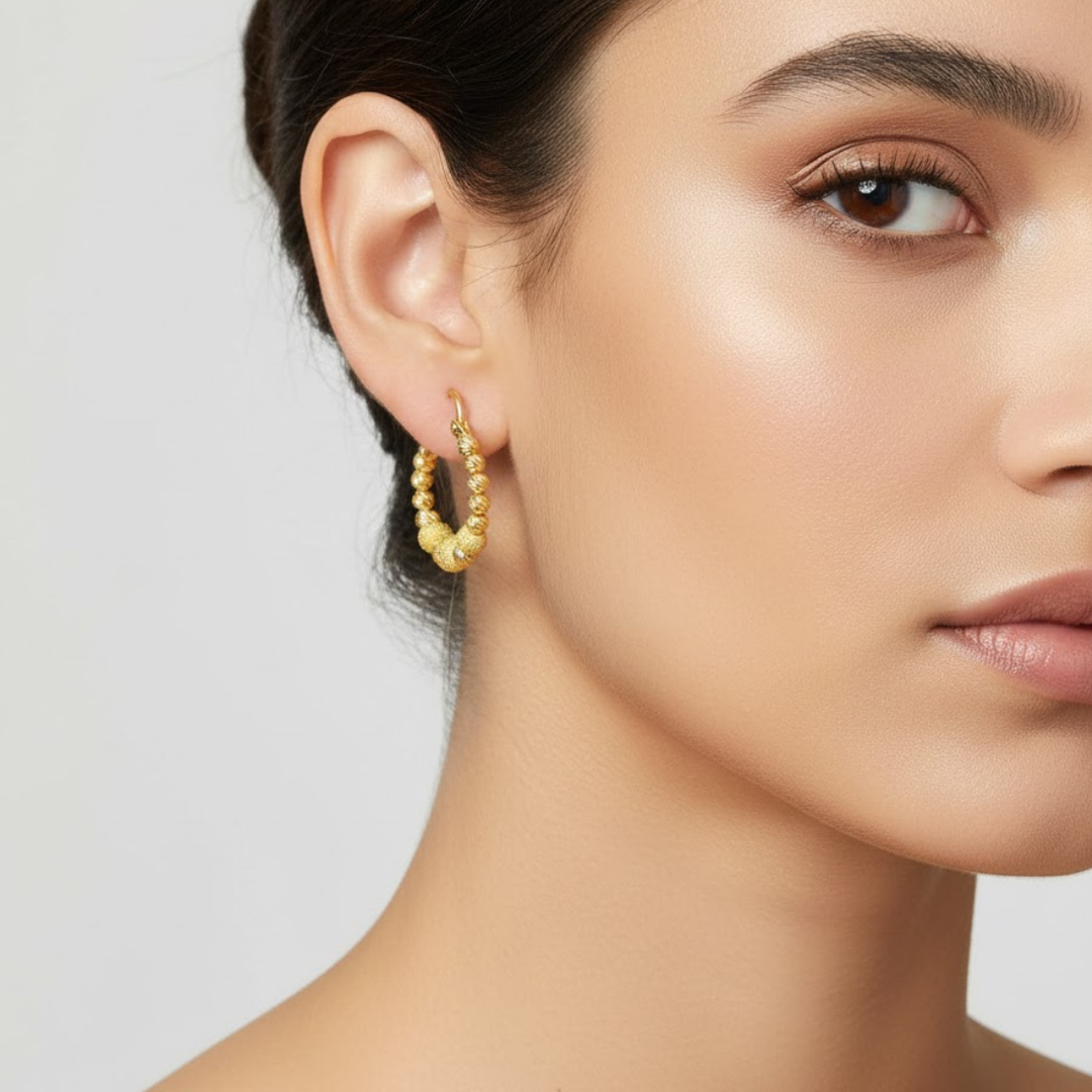 Dorika Goldohrringe