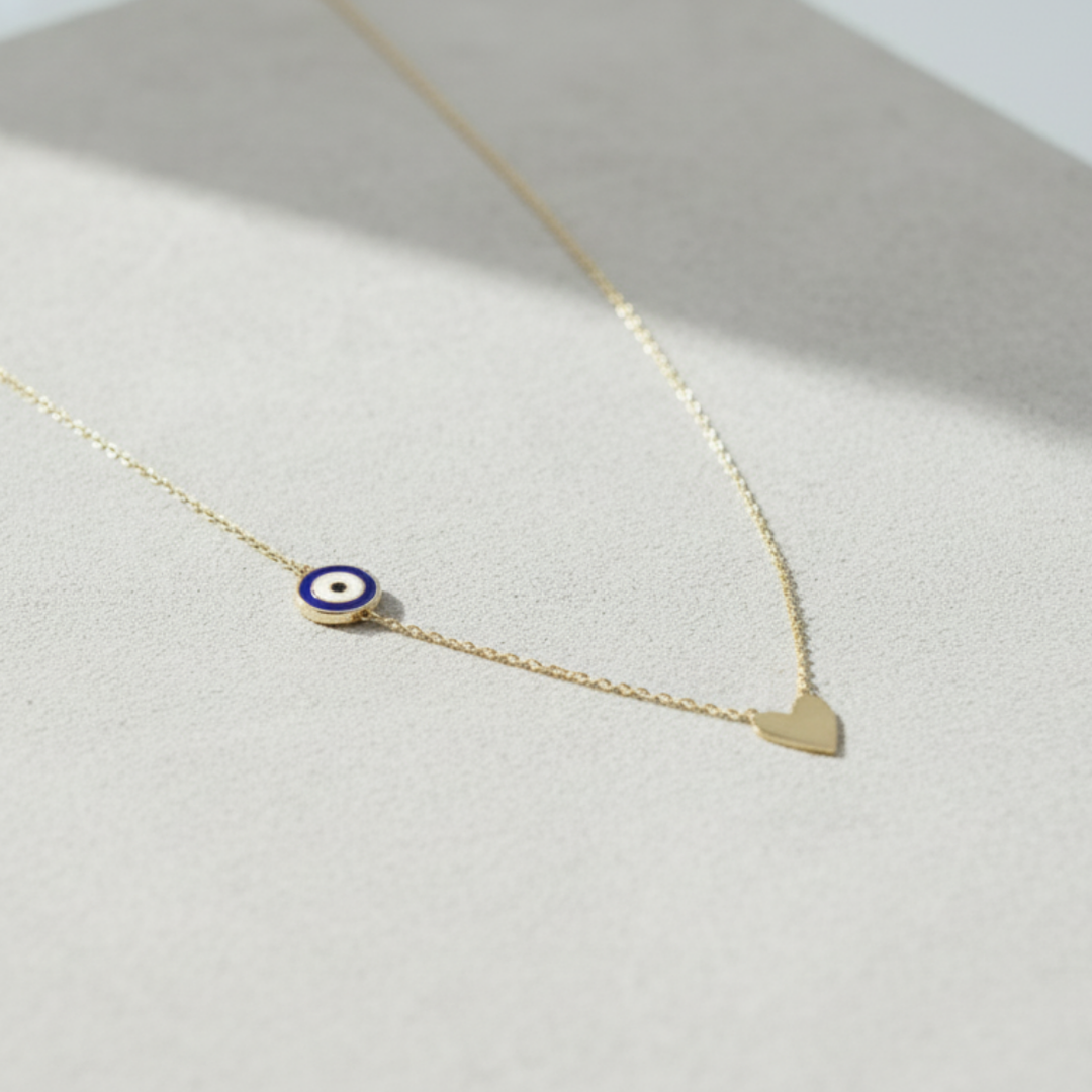 GLÜCKSHERZ GOLDKETTE