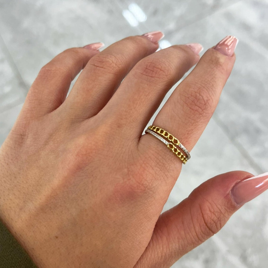 Double Chain Goldring