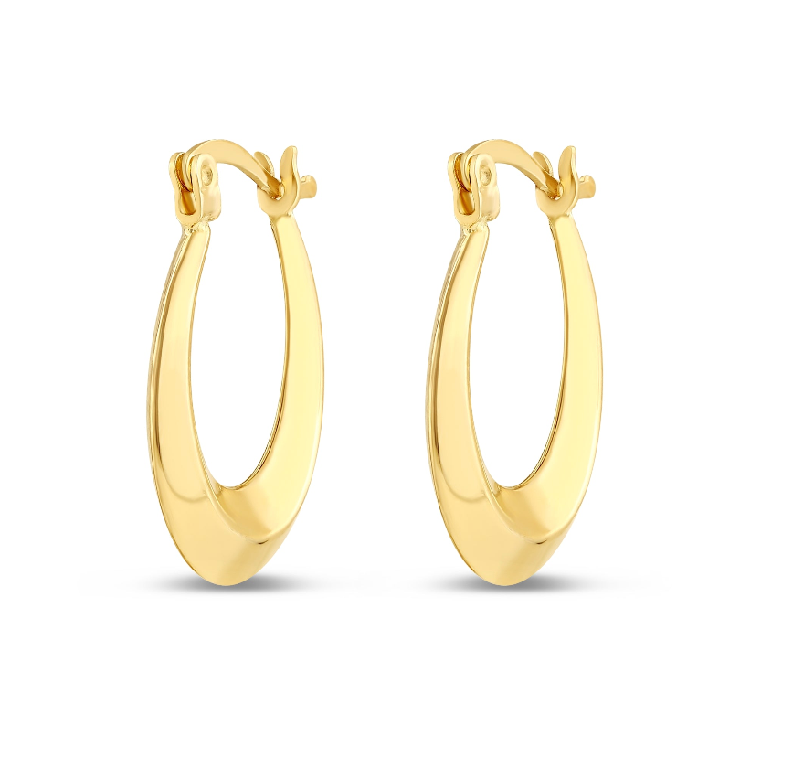 TROPFENFORM GOLD CREOLEN