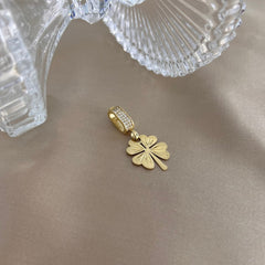 Kleeblatt Goldcharm