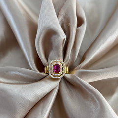 Pinker Baguette Goldring