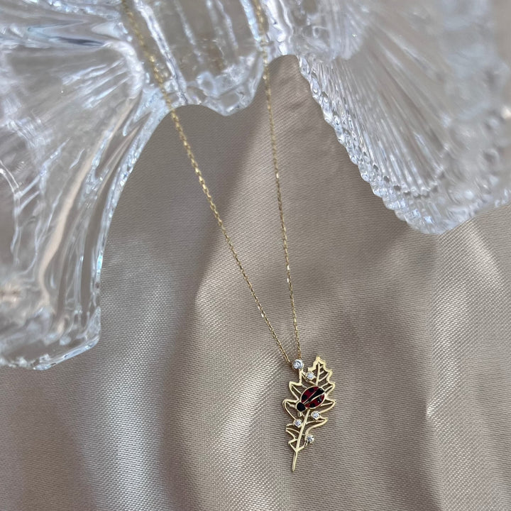 Marienkäfer Goldkette