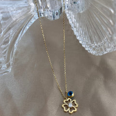 Kleeblatt Goldkette