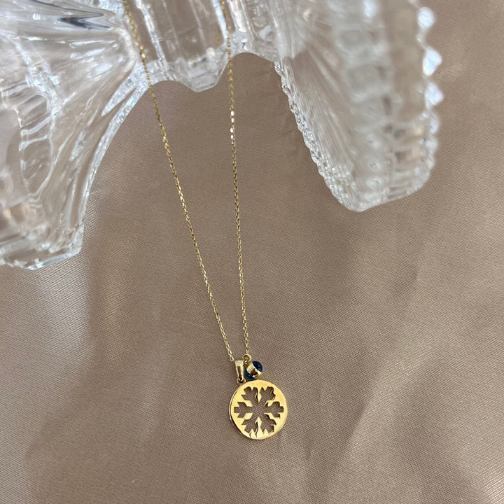Schneeflocke Goldkette