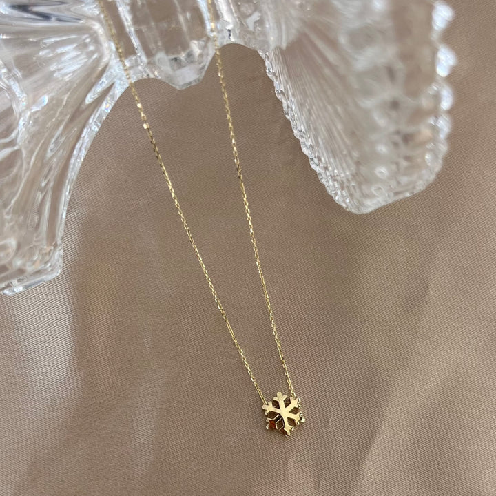 Schneeflocke Goldkette