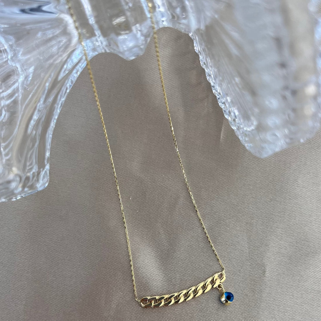 Geflochtene Goldkette