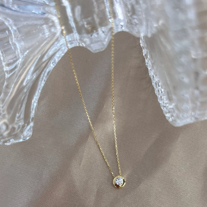 Zirkonia Goldkette