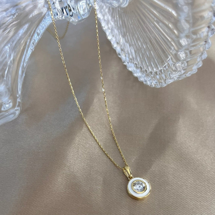 Zirkonia Goldkette
