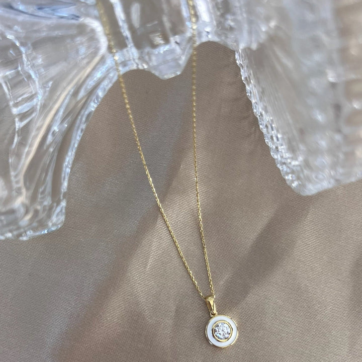 Zirkonia Goldkette