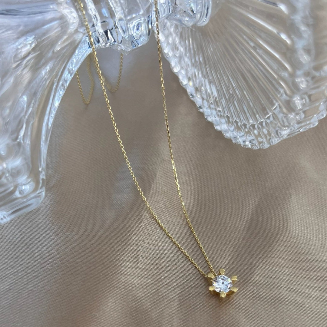 Zirkonia Goldkette