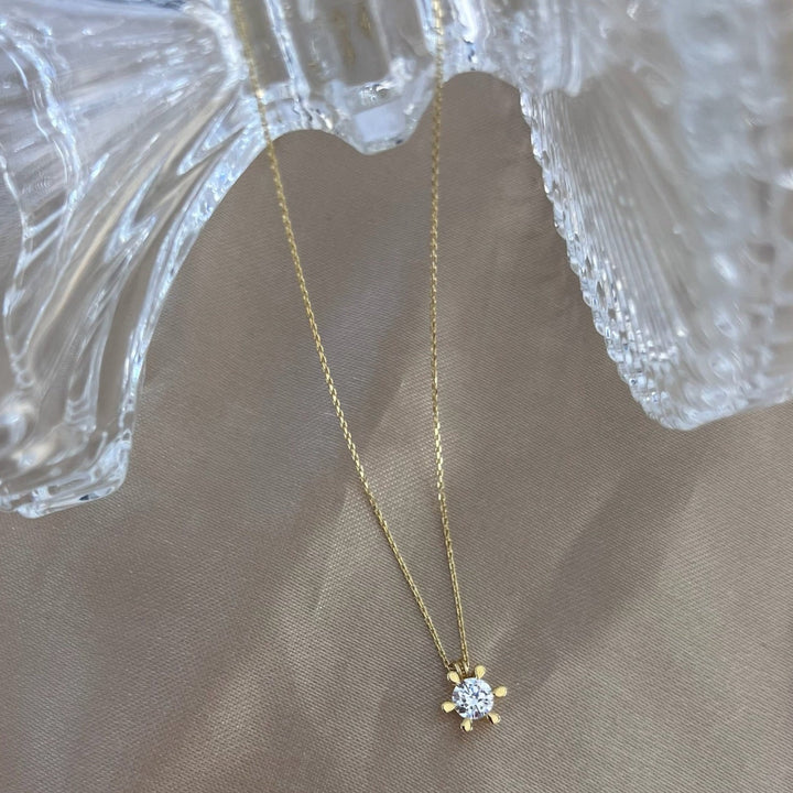 Zirkonia Goldkette