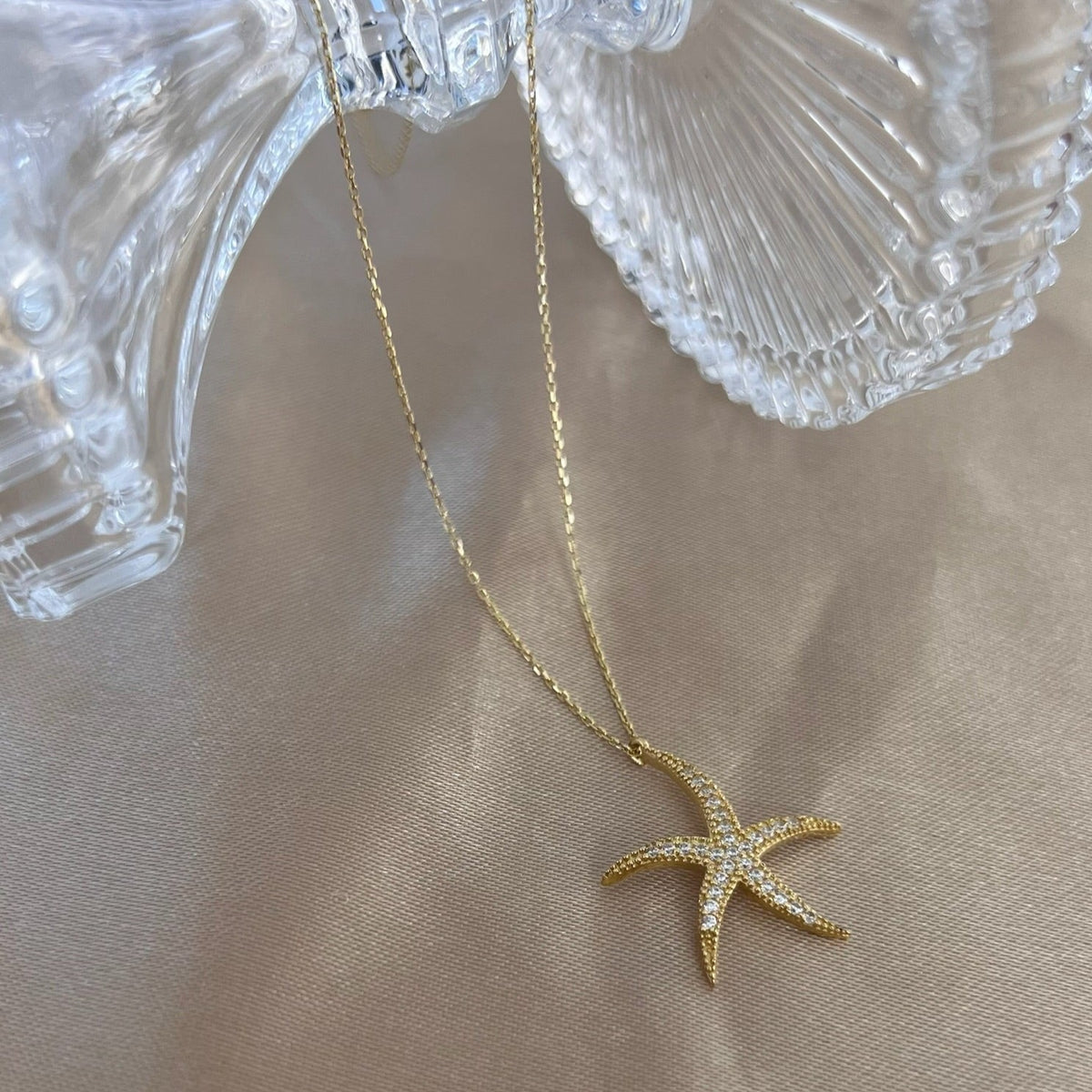 Seestern Goldkette