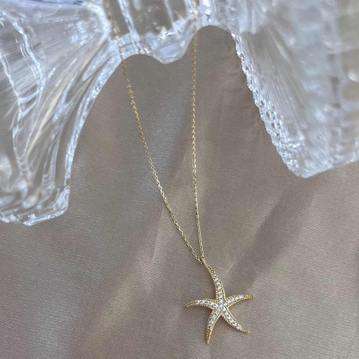 Seestern Goldkette