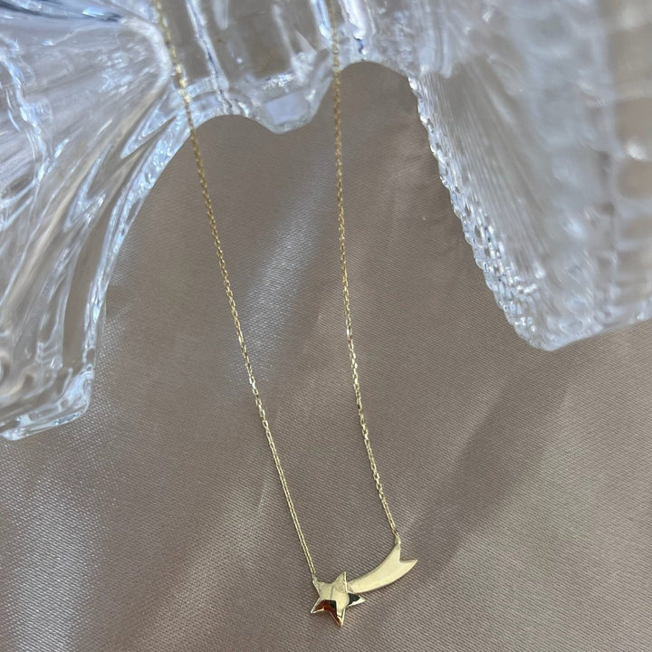 Sternschnuppe Goldkette