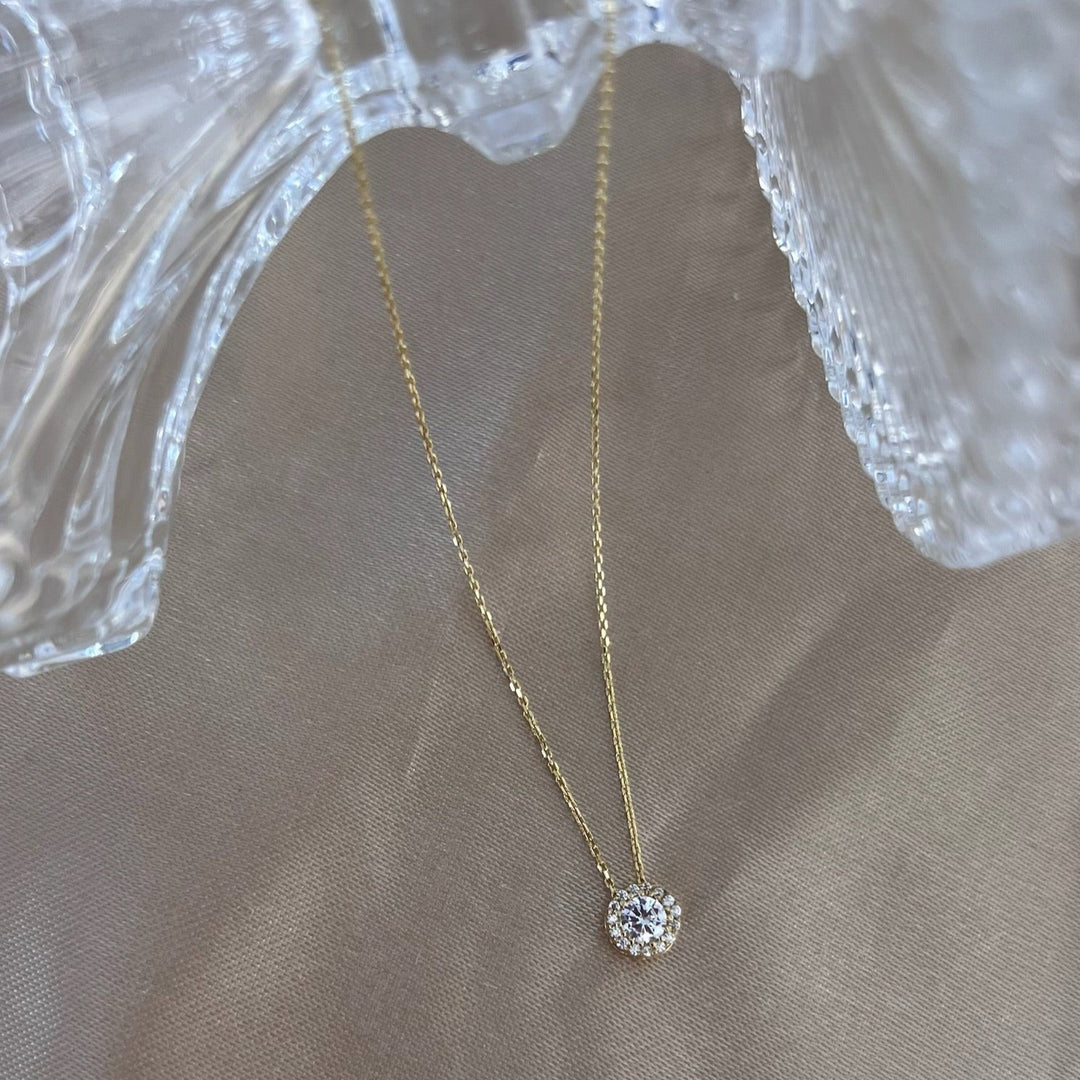 Zirkonia Goldkette
