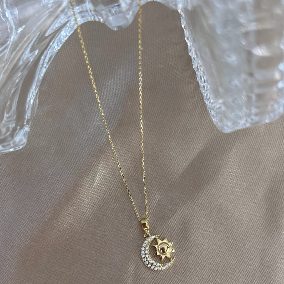 Mond-Stern Goldkette