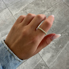 Dorika Perlen Goldring