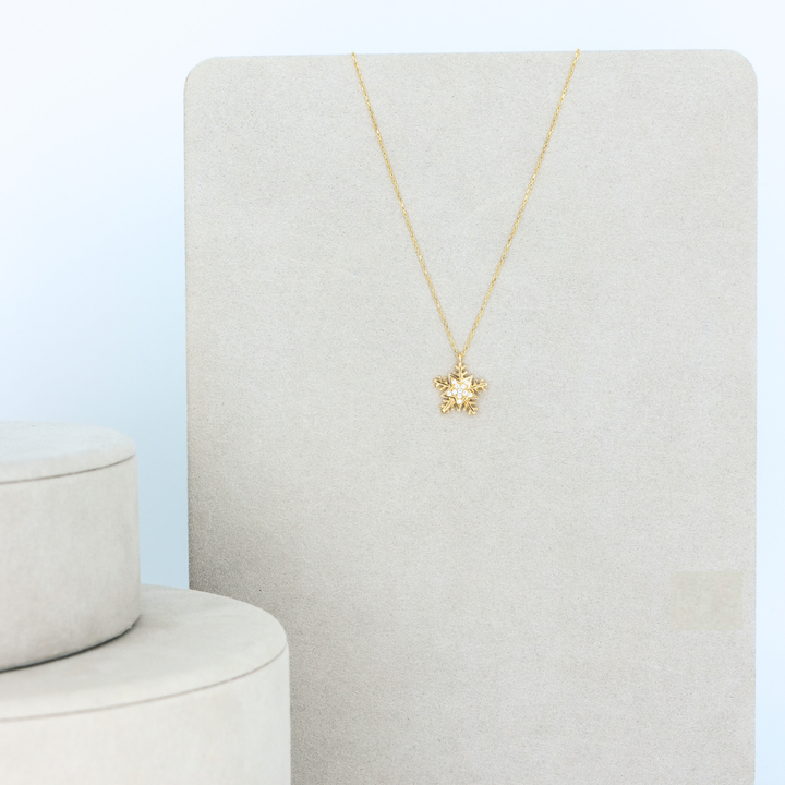 Schneeflocke Goldkette