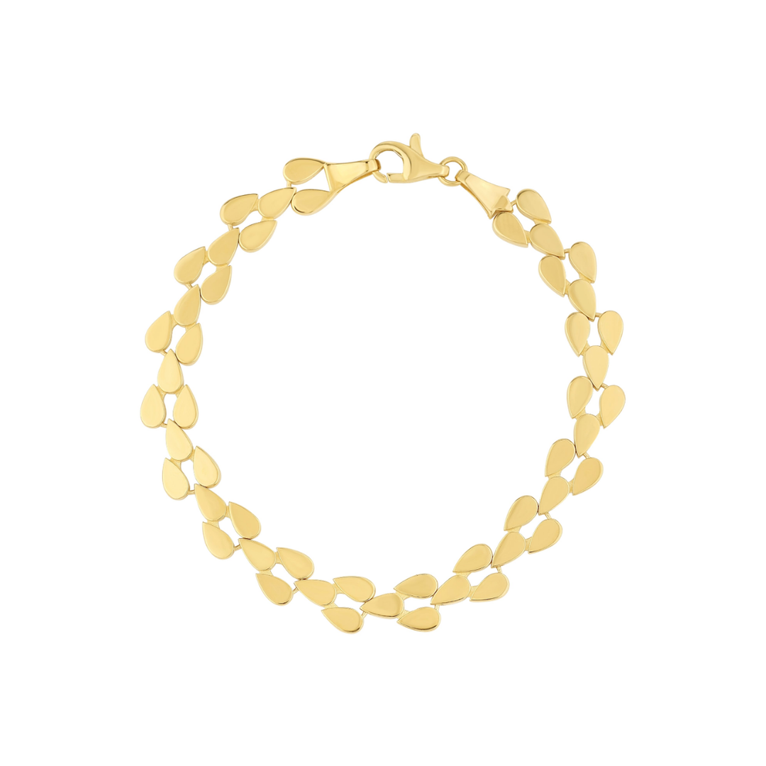 TROPFEN DESIGN GOLDARMBAND