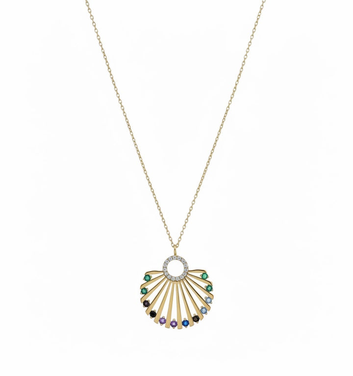 Bunte Goldkette
