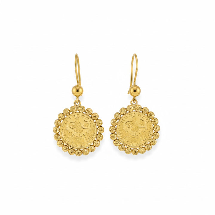 Reşat Çeyrek Goldohrringe