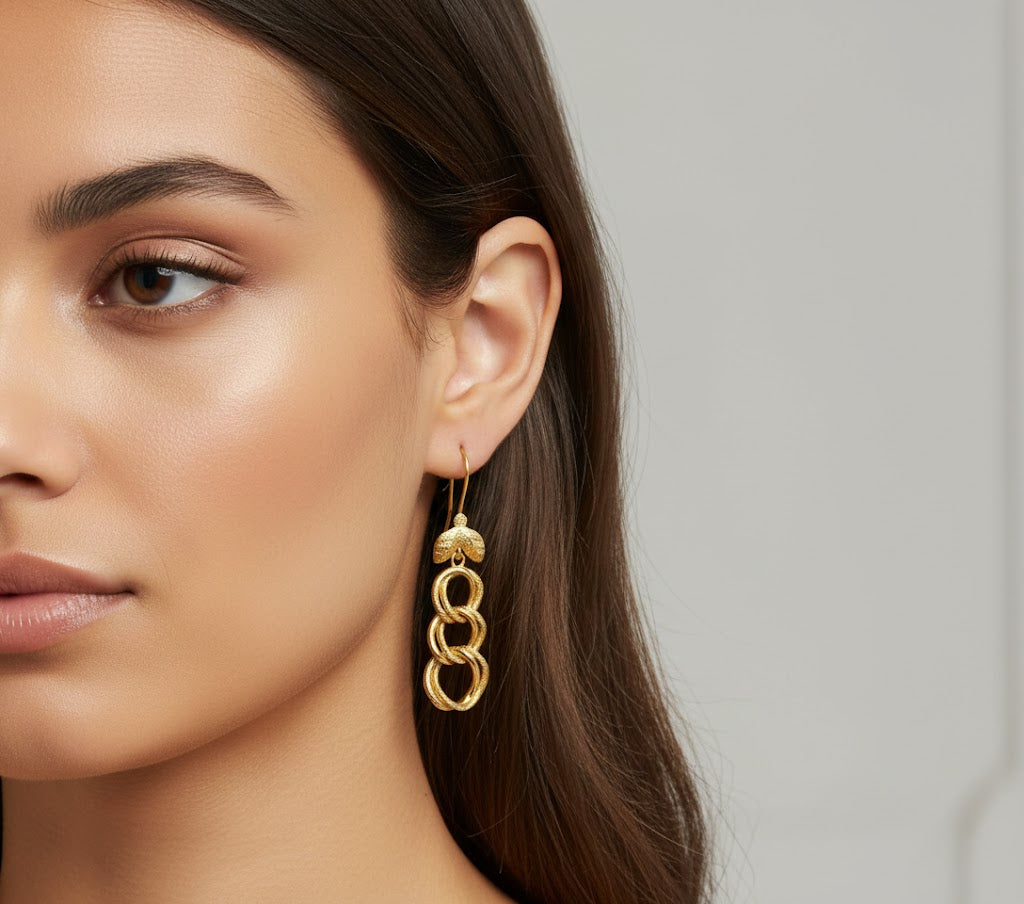 Samanyolu Goldohrringe