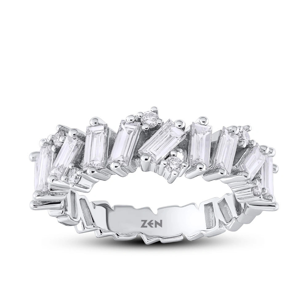 Baguette Memoir Ring 1.25 ct