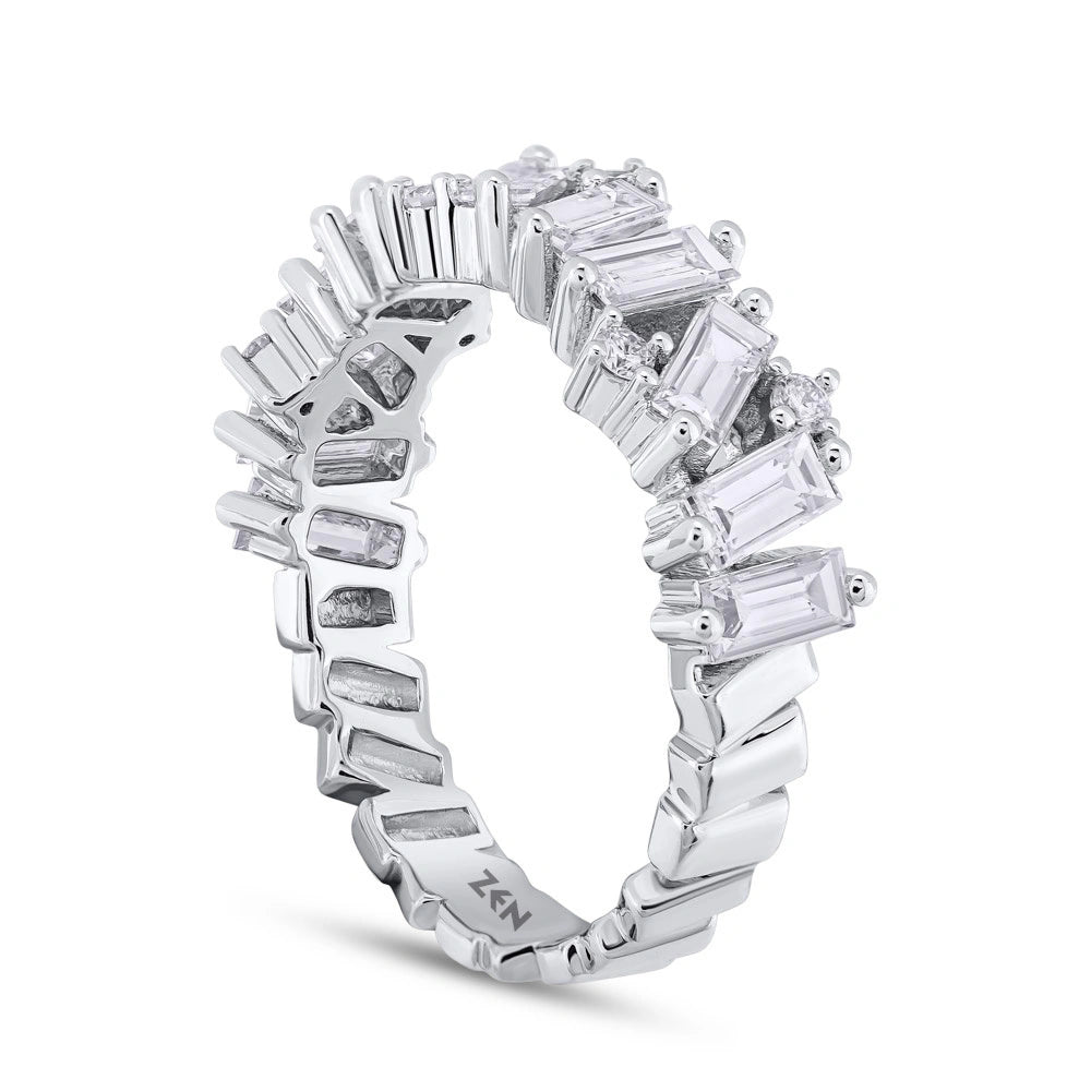 Baguette Memoir Ring 1.25 ct