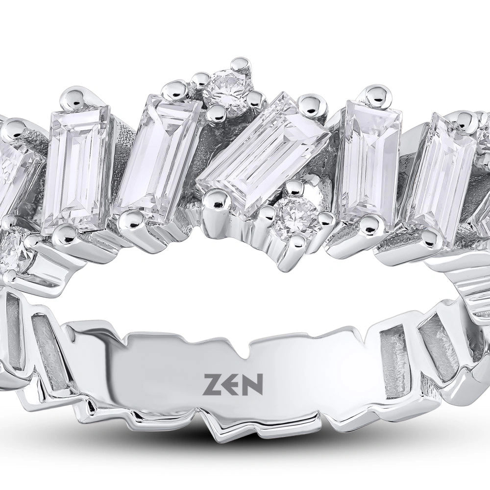 Baguette Memoir Ring 1.25 ct